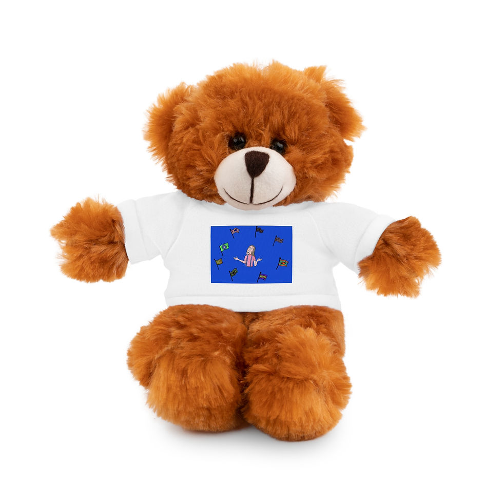 Thumbnail: Stuffed Animal Tee, With Shirt From The Children's Book, "The People Of Sheeple"