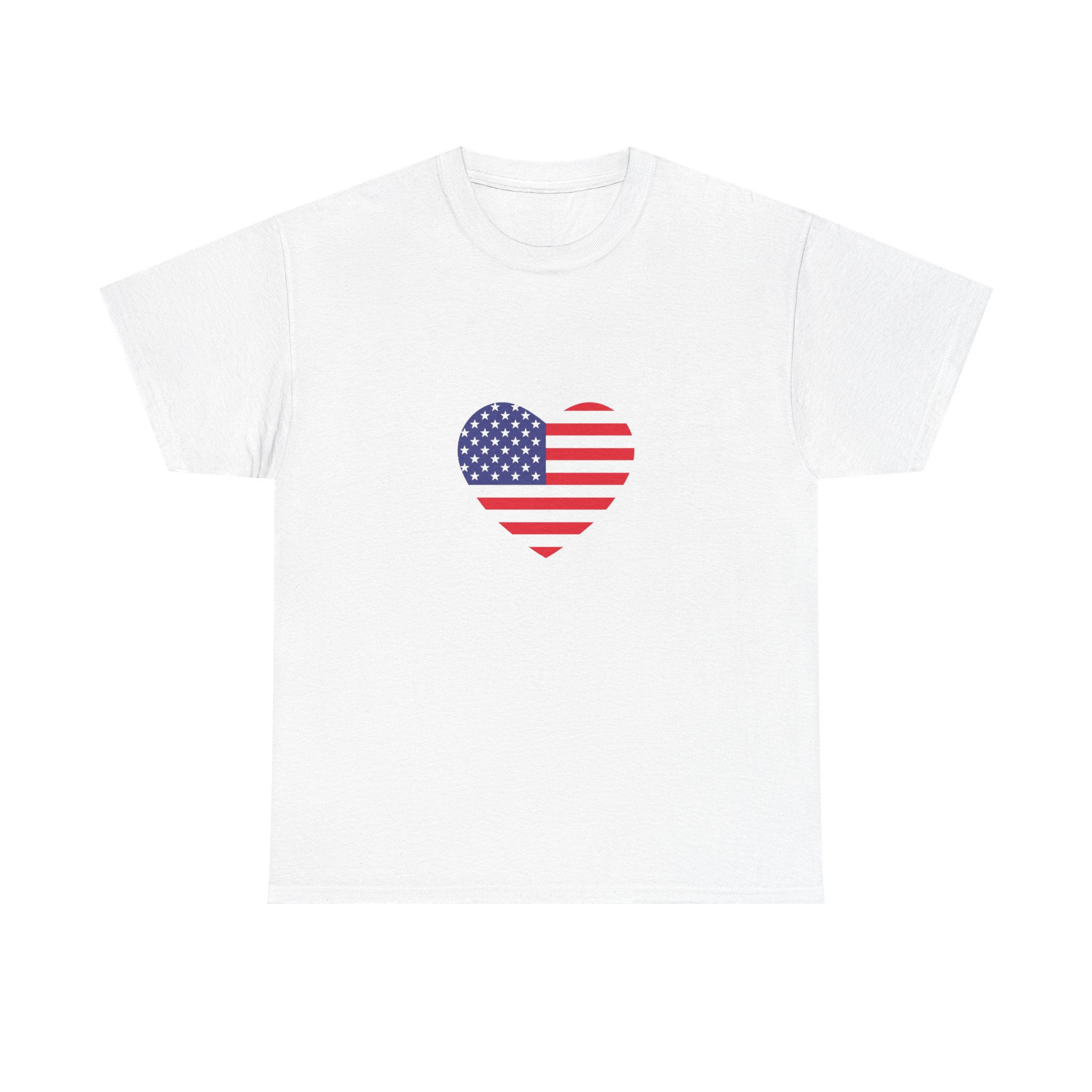 Patriotic Unisex Heavy Cotton Tee, Vintage America Shirt, Show Love Of Country