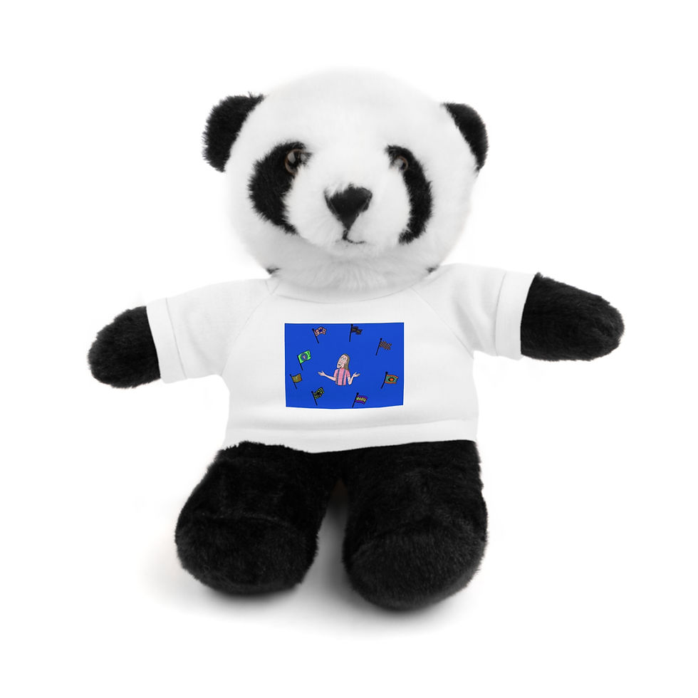 Thumbnail: Stuffed Animal Tee, With Shirt From The Children's Book, "The People Of Sheeple"