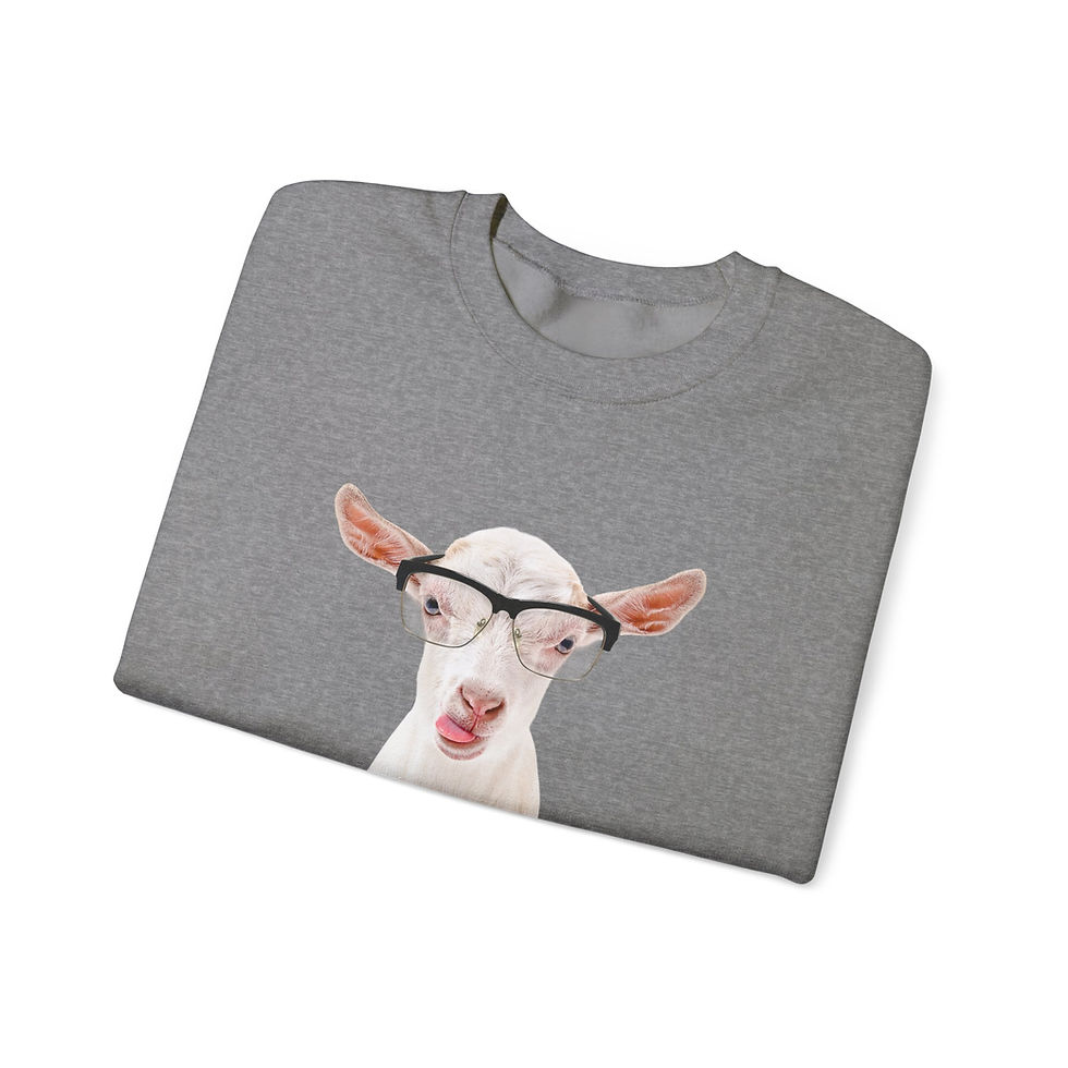 Thumbnail: Funny Sheep Graphic Sweatshirt, Don't Be A Sheeple, Unisex Apparel, Freedom Yes!