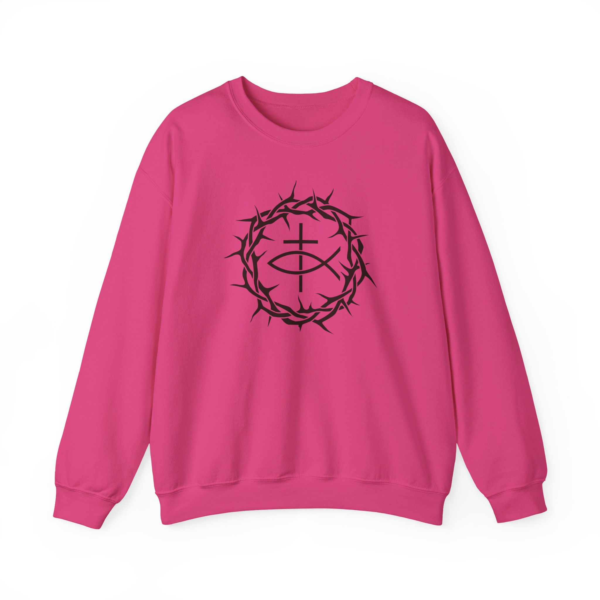 Stylish Faith-Inspired Crewneck Sweatshirt, Cozy Gift, Unisex Pullover