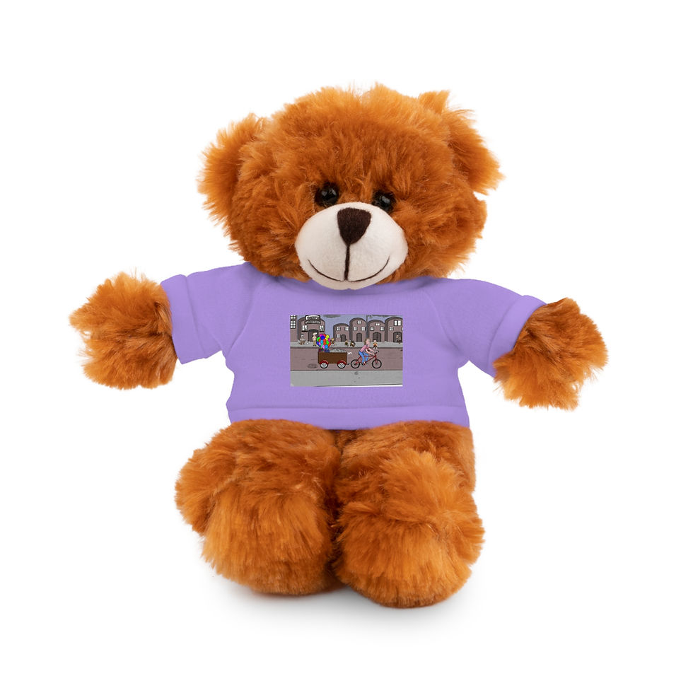 Thumbnail: Stuffed Animal Tee Buddy From The New Children's Book, "The People of Sheeple"