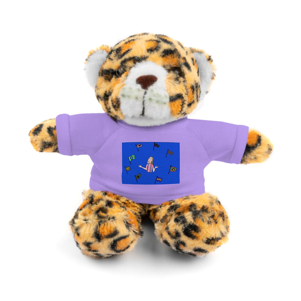 Thumbnail: Stuffed Animal Tee, With Shirt From The Children's Book, "The People Of Sheeple"