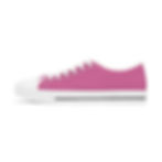Thumbnail: Patriotic Pink Women's Low Top Sneakers | Fun Design for Casual Wear