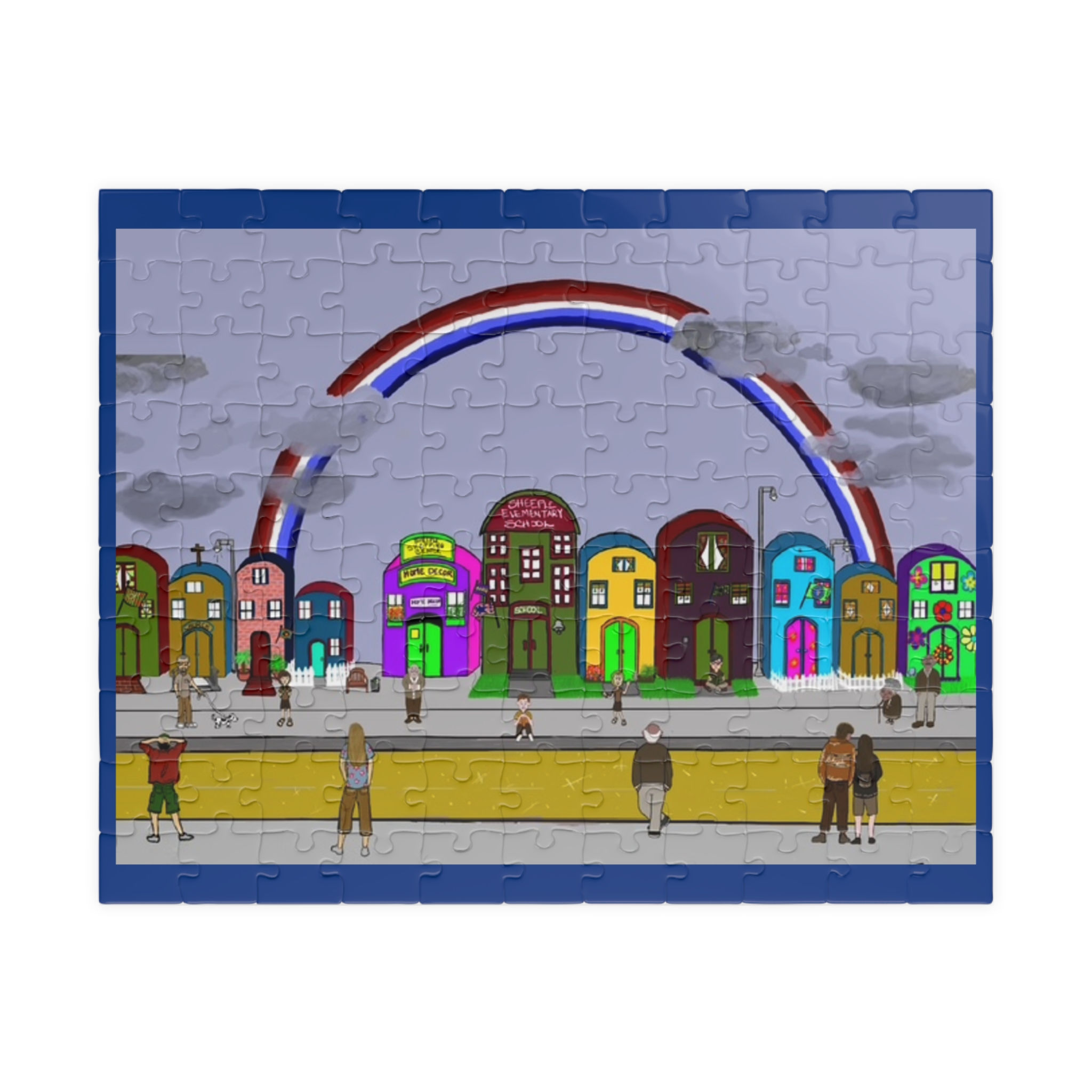 From The Children's Book, "The People Of Sheeple", Jigsaw for Kids & Adults