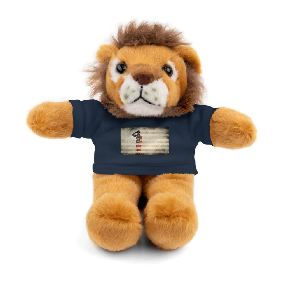 Thumbnail: Adorable Stuffed Animals with Customizable Tee, Plush Bear, Gift for Kids