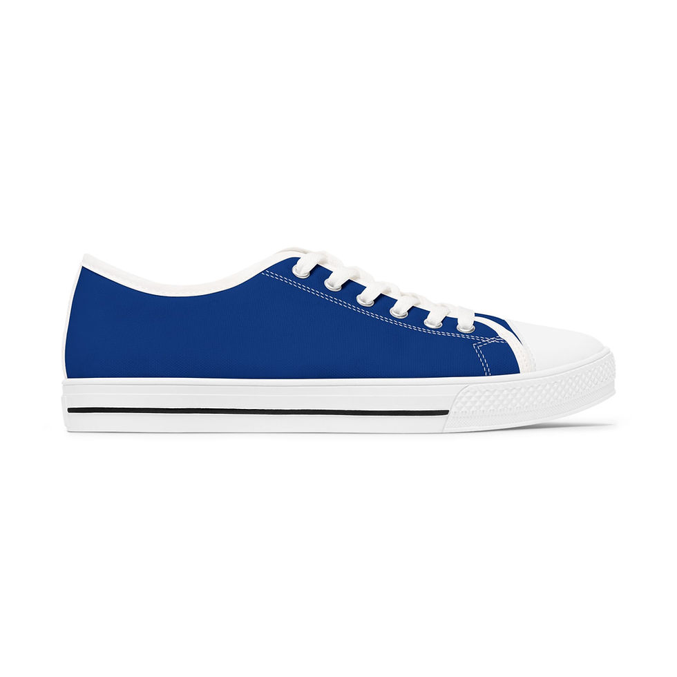 Thumbnail: Patriotic Women's Low Top Sneakers - Trendy Casual Footwear