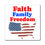 Thumbnail: Patriotic Magnet - Faith Family Freedom Design, Show To Everyone What Matters