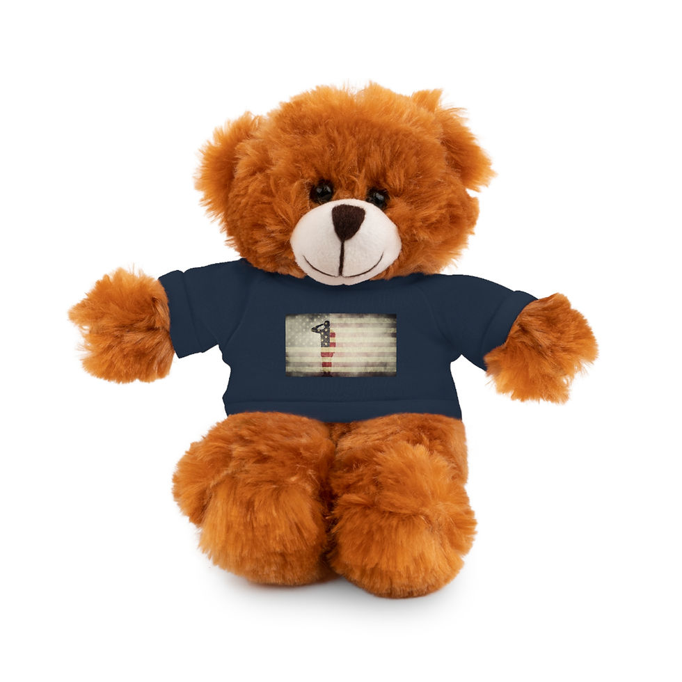 Thumbnail: Adorable Stuffed Animals with Customizable Tee, Plush Bear, Gift for Kids