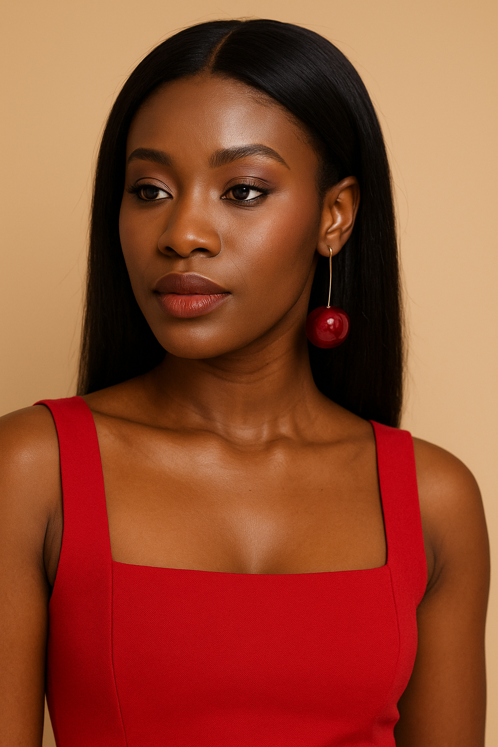 Tamar’s Grace – Cherry Drop Earrings