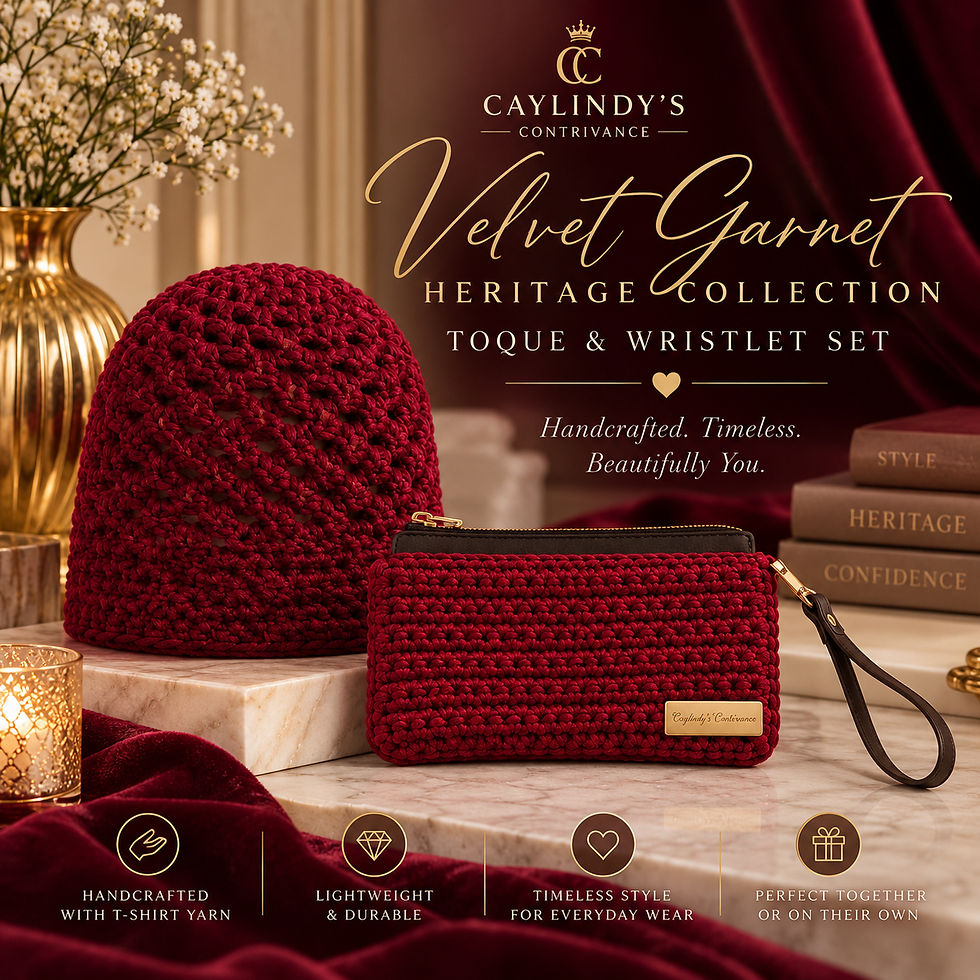 Thumbnail: Crowned in Color Signature Toque & Wristlet Set