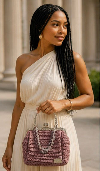 Thumbnail: Arielle Mauve Majesty Clutch