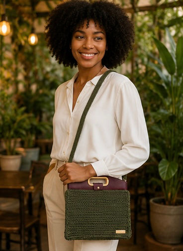 Thumbnail: Olive Legacy Crossbody Satchel