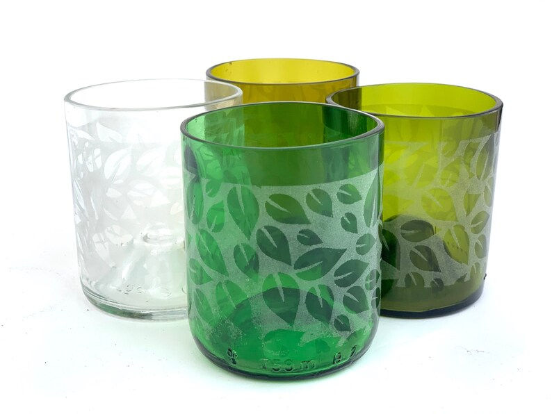 10 oz Boutique wine bottle water glasses - Handcrafted laser etched glassware