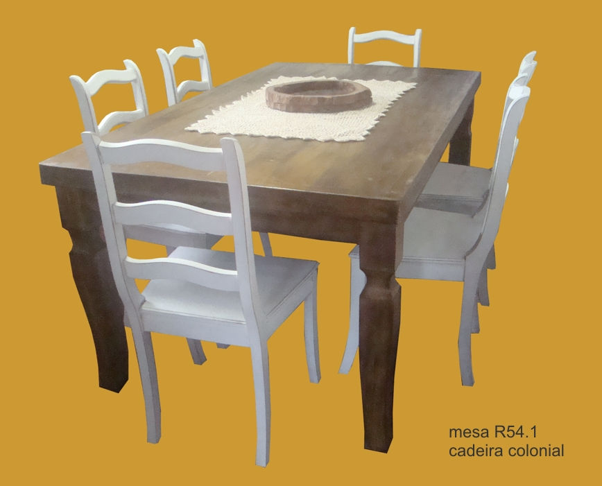 Conjunto Jantar Madeira