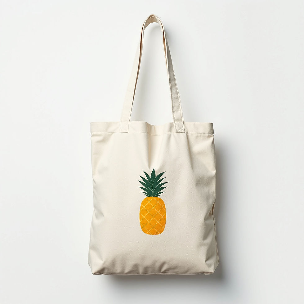 Tropical Canvas Tote