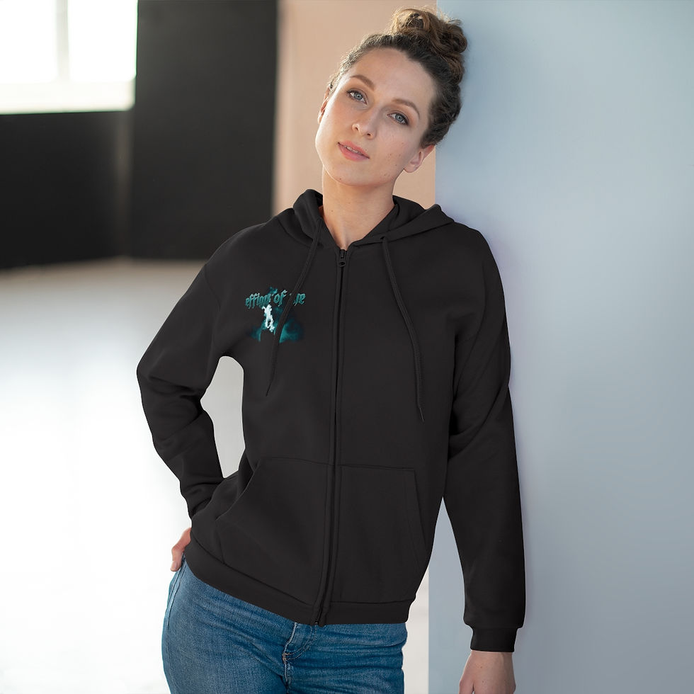 Thumbnail: Unisex Hooded Zip Sweatshirt