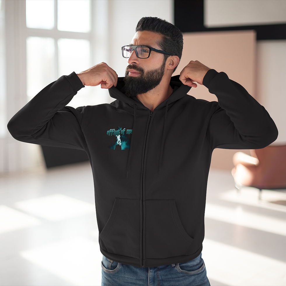 Thumbnail: Unisex Hooded Zip Sweatshirt