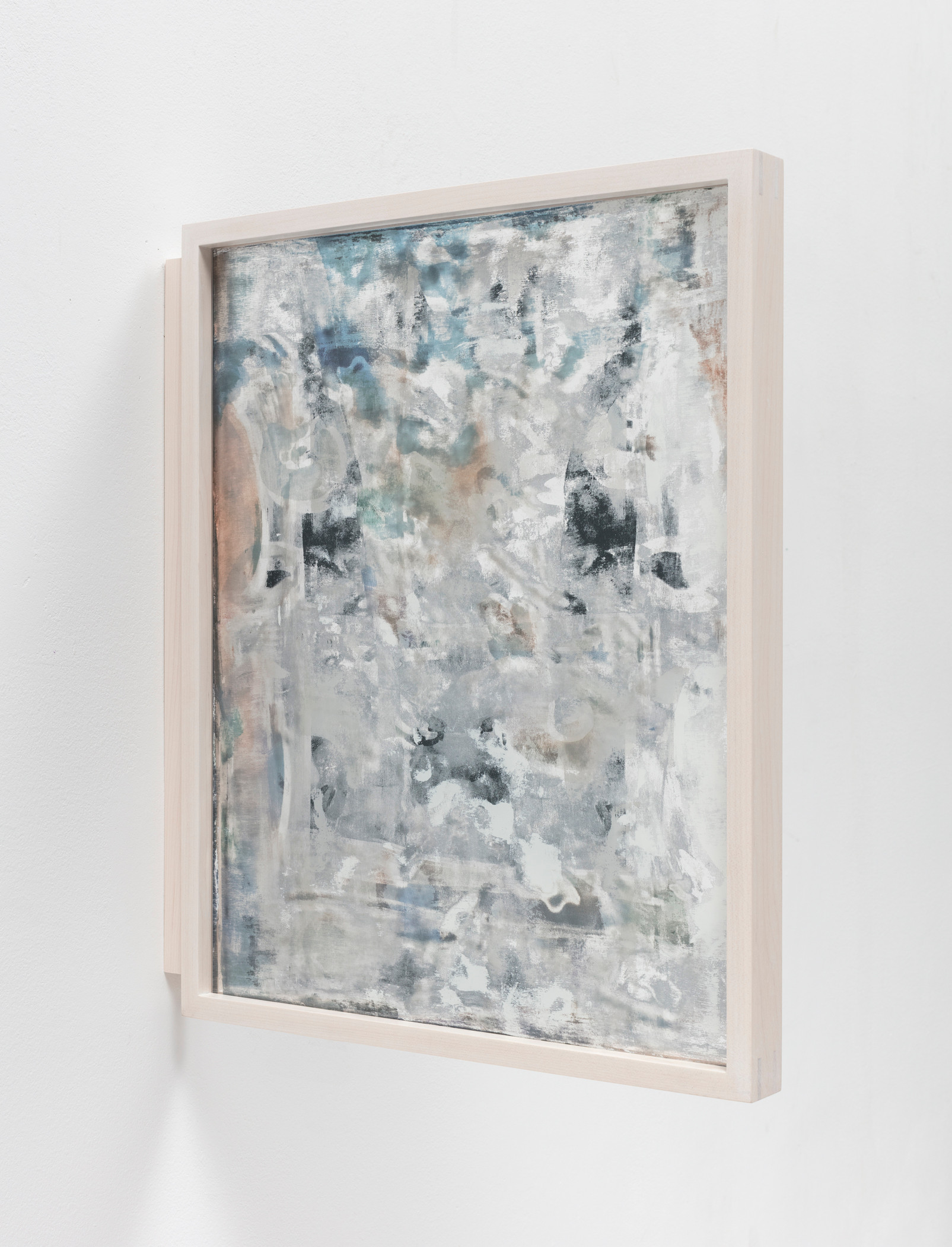 The Disembodiment Of Everyday Life, 2019 UV ink on plexiglass 21 1/4 x 18 1/4 inches (Double-Sided, Side 1)