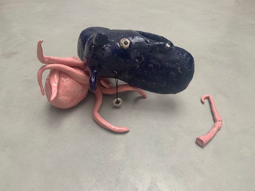 The things that keep us..., 2019 Glazed ceramic 10.2 x 5.5 x 9.4 inches
