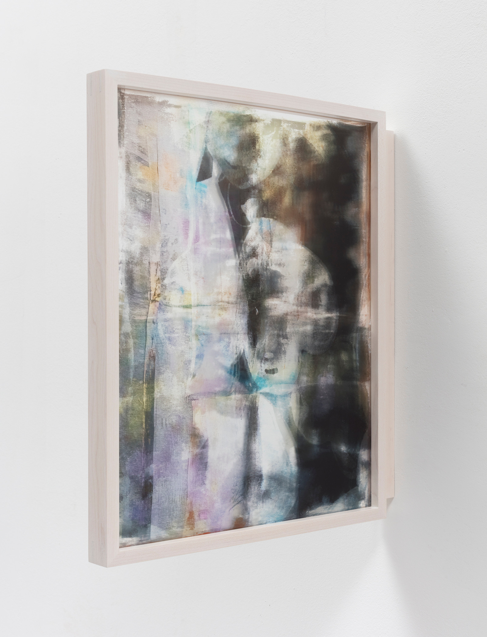 Living By Fiction, 2019 UV ink on plexiglass 21 1/4 x 18 1/4 inches (Double-Sided, Side 2)