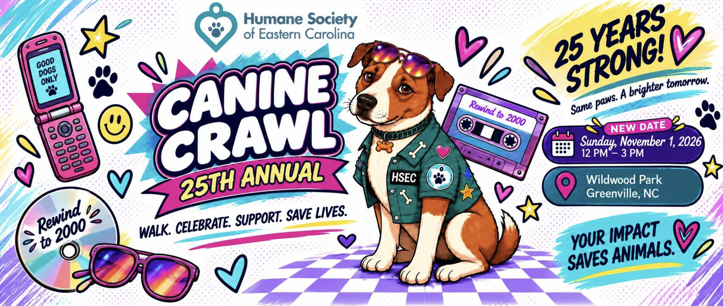 25th Annual Canine Crawl - Come meet adoptable Bubbles dogs event photo