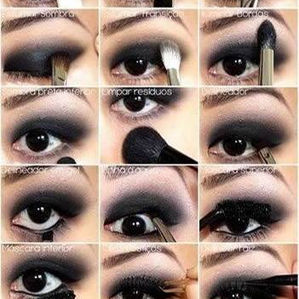 Ojos ahumados o "Smokey Eyes"