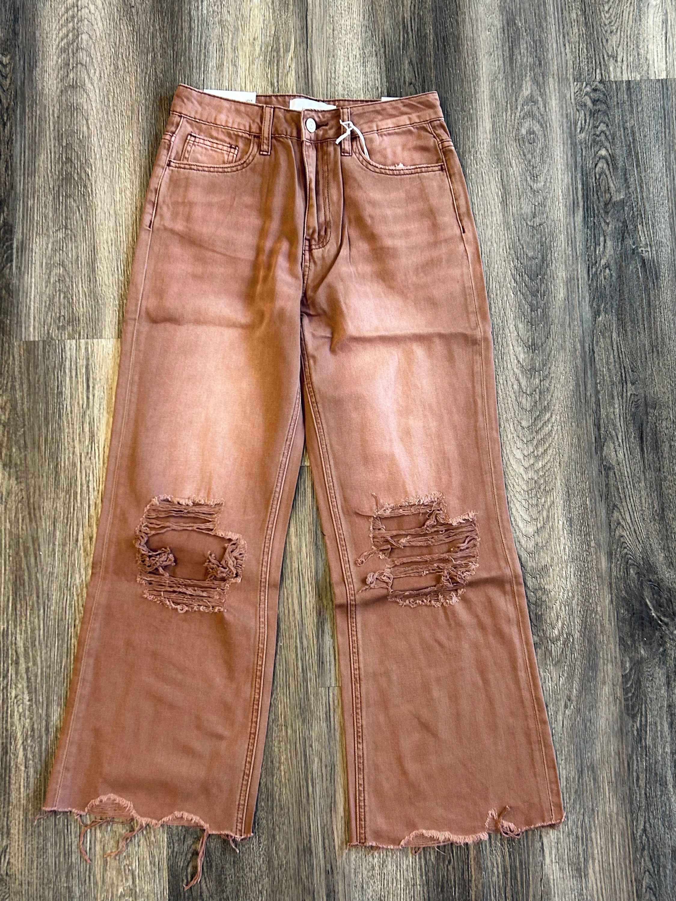 Aztec 90's Vintage High Rise Flare Jeans