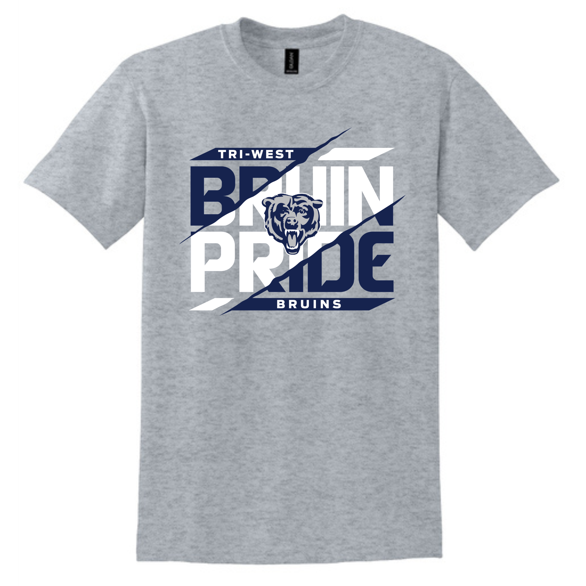 Gray Bruin Pride Adult Tee
