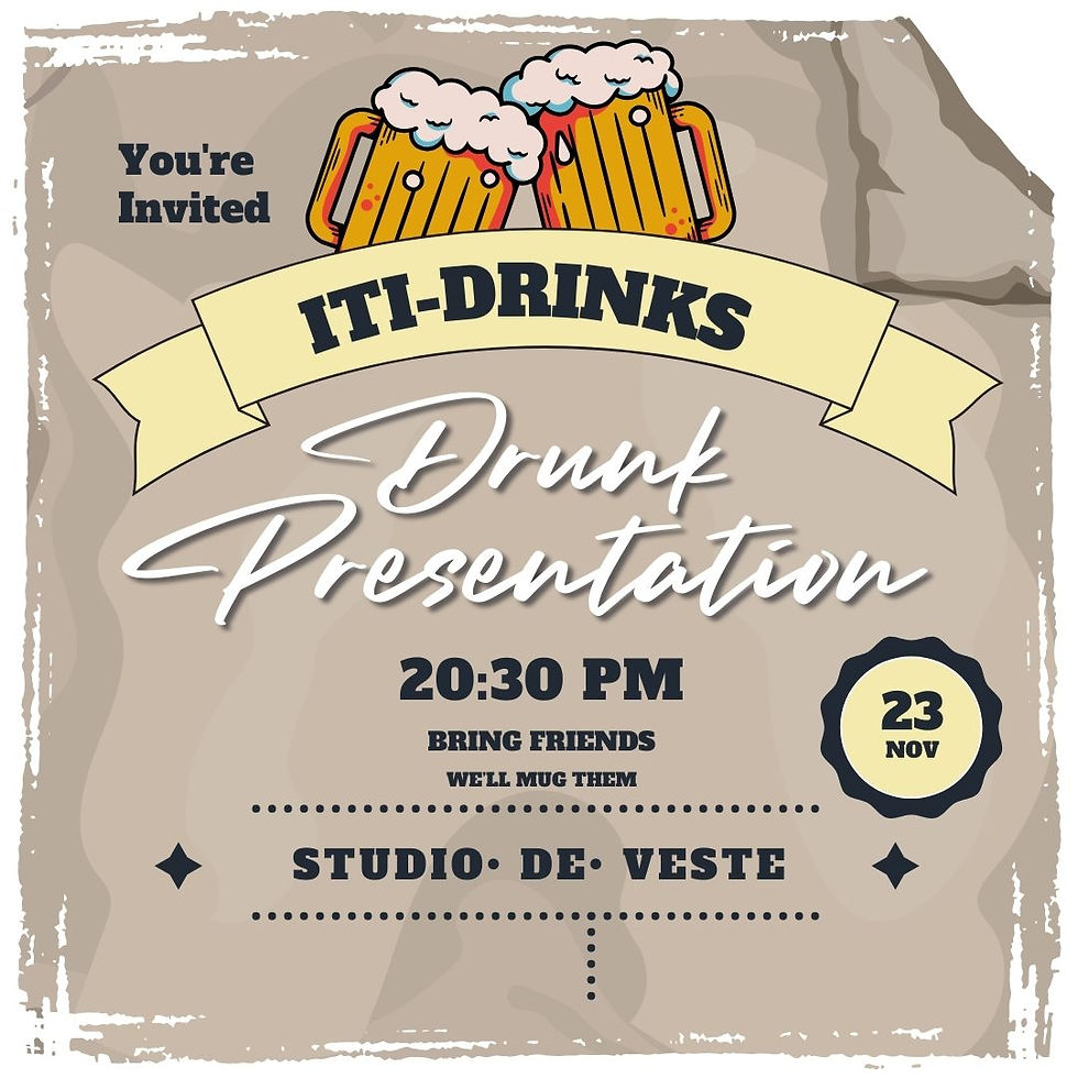 Iti-drinks Drunk presentation edition