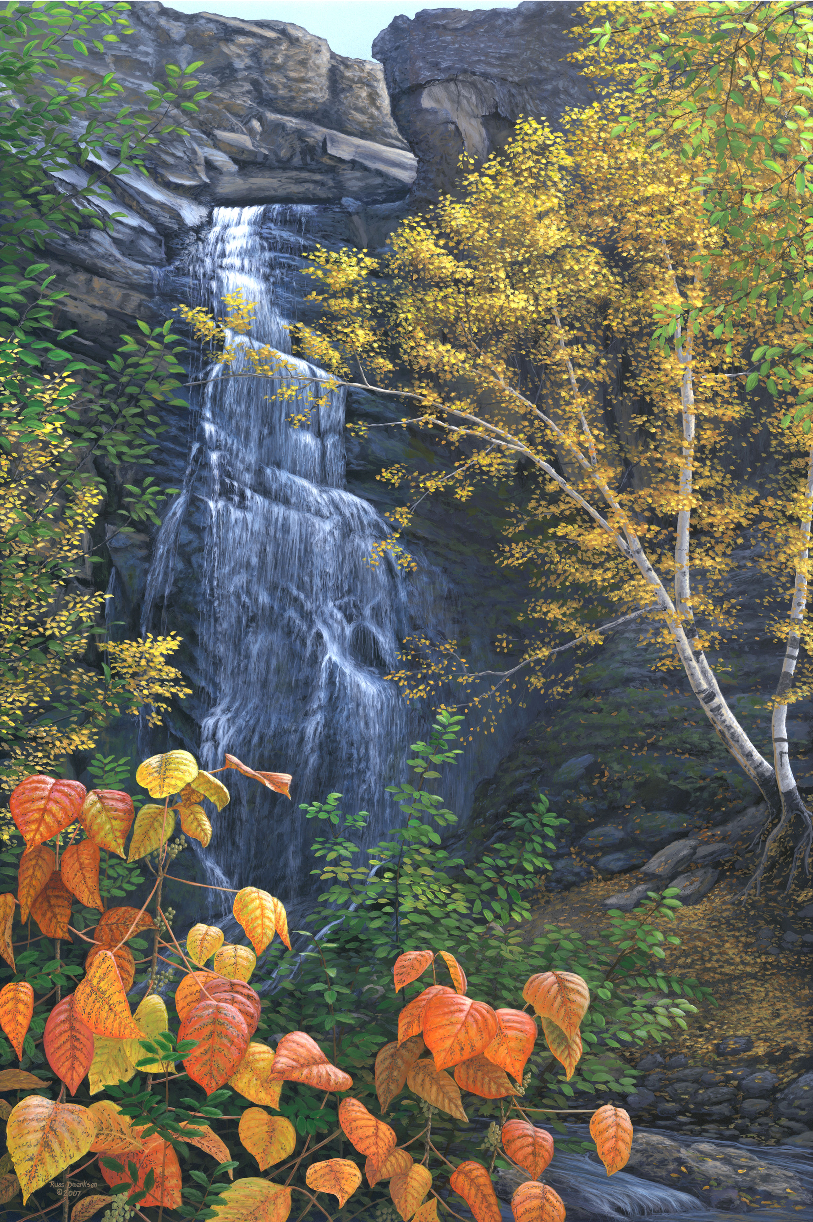 "Bridal Veil Falls in Autumn"