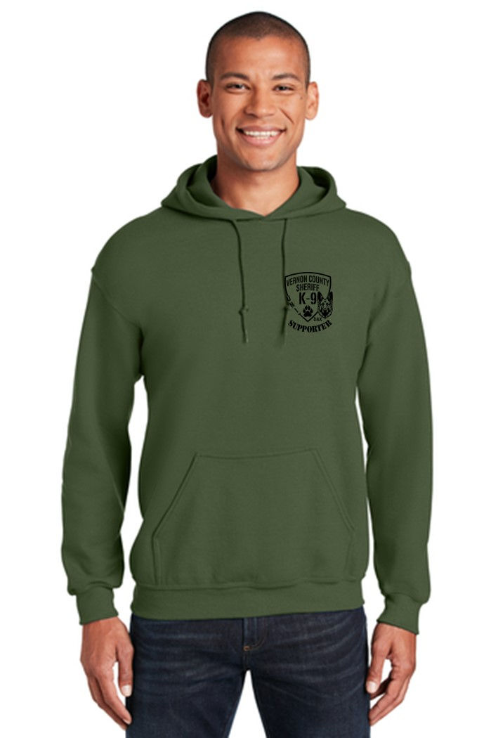 Thumbnail: 18500 Gildan® - Heavy Blend™ Hooded Sweatshirt - MILITARY GREEN