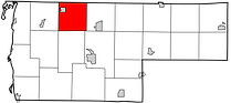 Vernon County - town of coon map