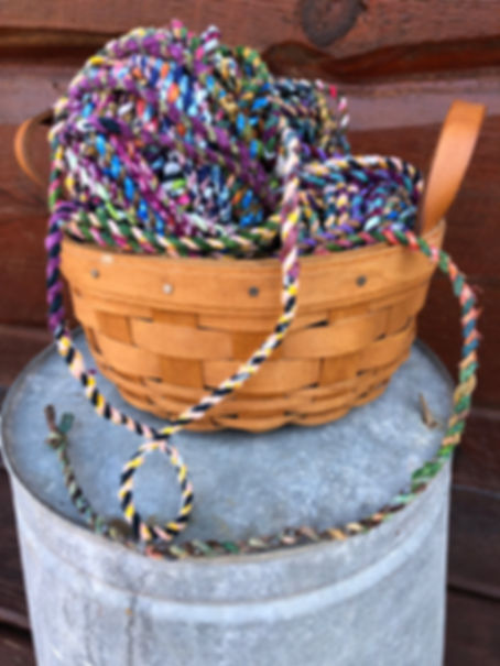 Fabric Hand Twisted Artisan Made Twine