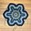 Thumbnail: Purple, Blues, Grey Wool Braided Rug