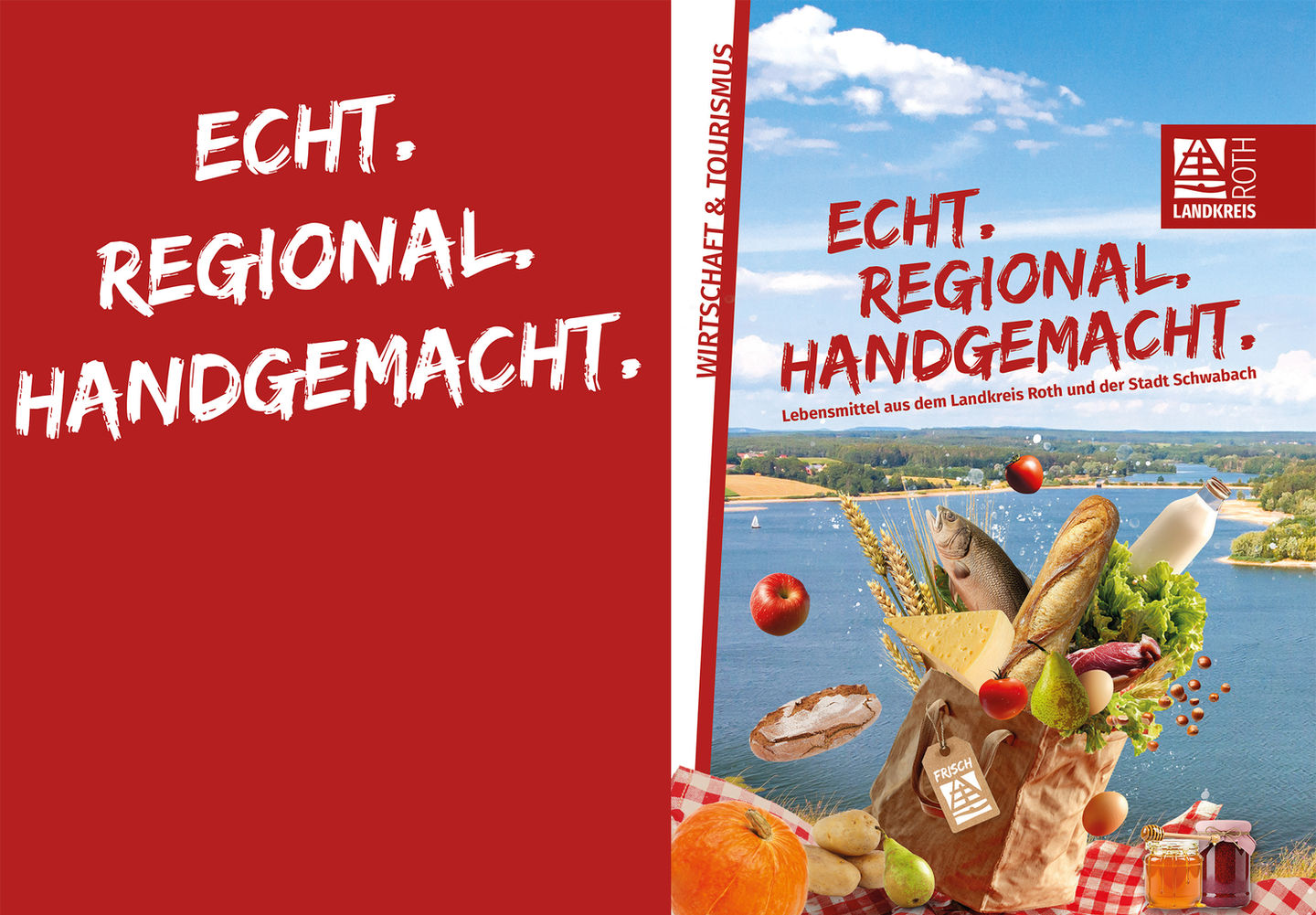 bilder aus dem aktuellen Wanderwege flyer vom Landkreis roth