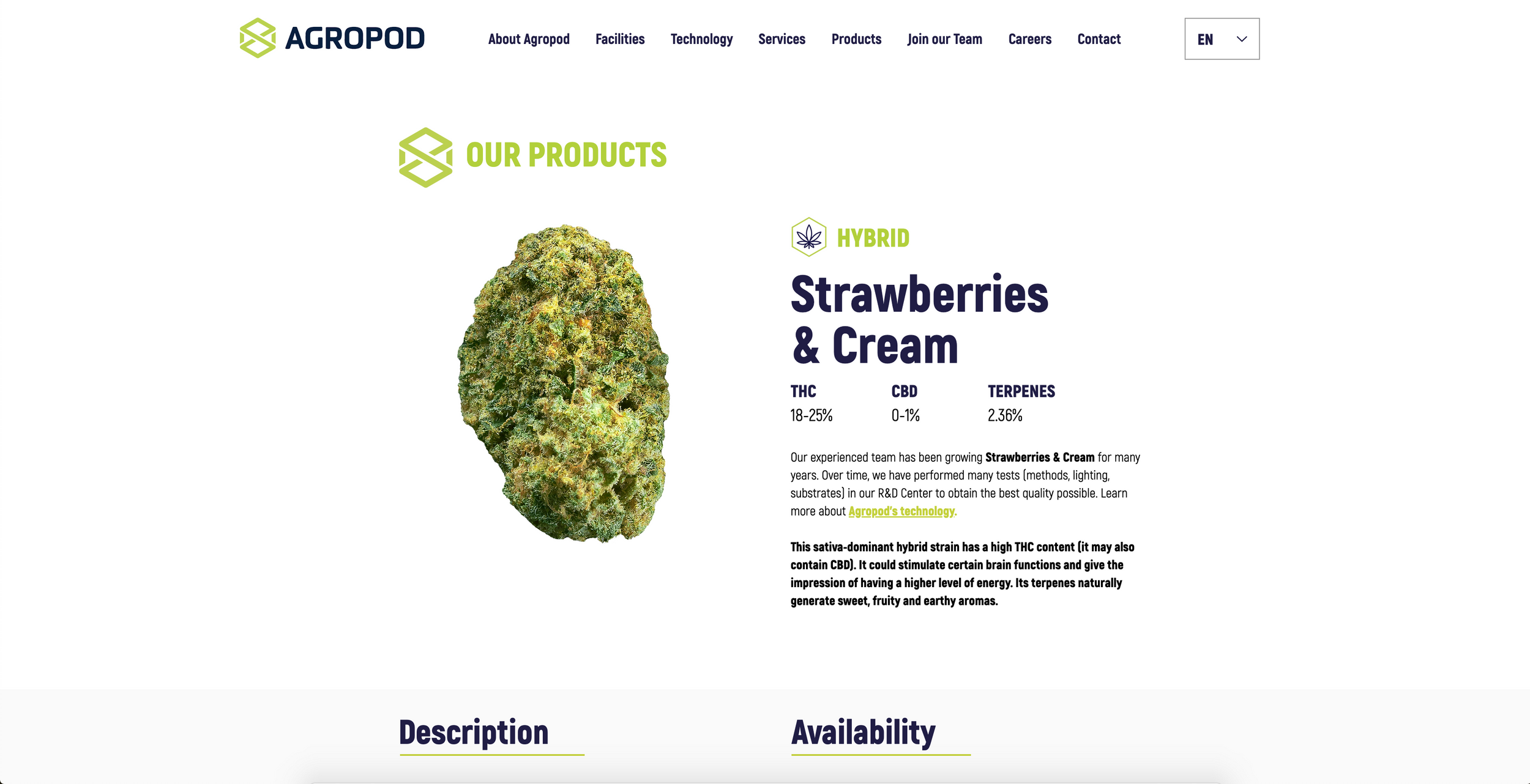 Strawberries & Cream Agropod