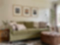 Earthy living room design