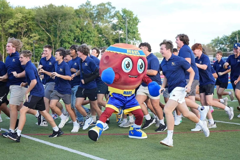 Mars Fighting Planet mascot