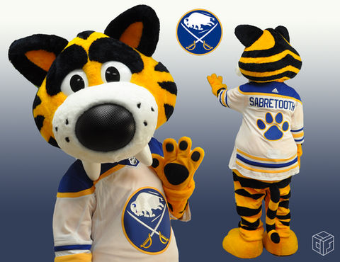 Buffalo Sabres Sabretooth mascot