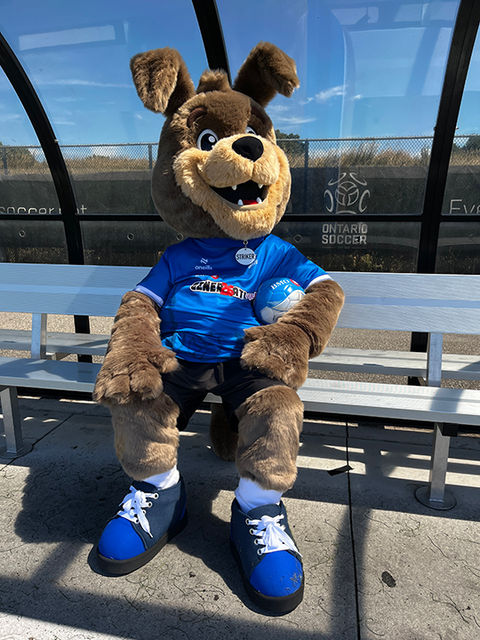 Ontario Soccer Striker mascot