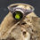 Thumbnail: lovely Peridot set in antique- looking silver setting