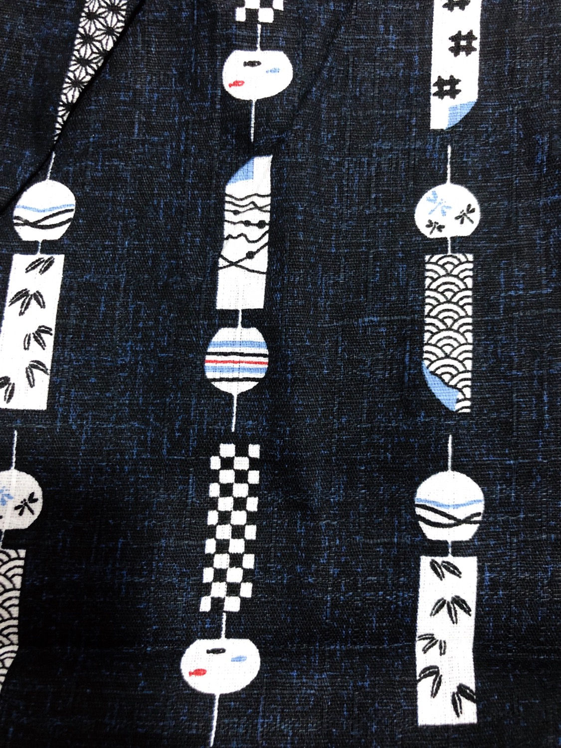 甚平　風鈴　紺