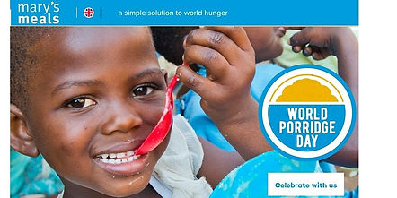 Join us over porridge and find out about the work of Mary's Meals