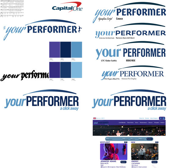 yourperformer logo drafts