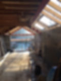 Single storey extension vaulted roof