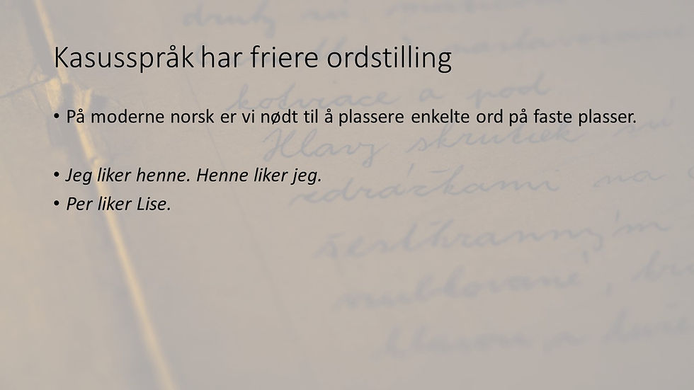 Thumbnail: Kasus og samsvarsbøying