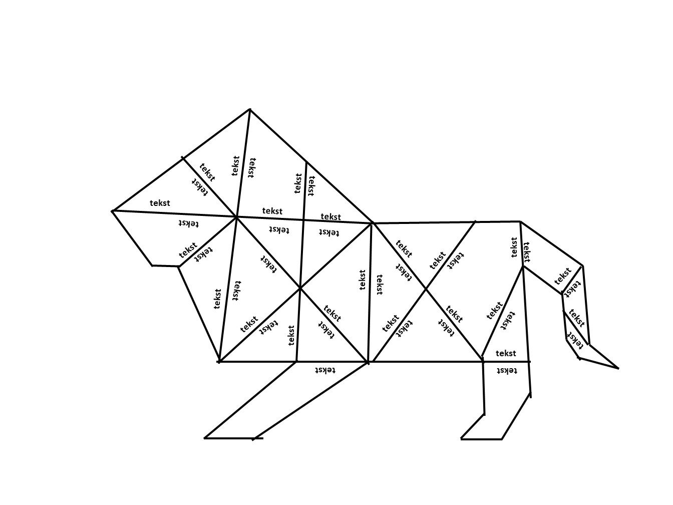 Maler puslespill - afrikanske dyr