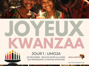 Kwanzaa 2023, sous le signe de la liberté, la justice et la paix