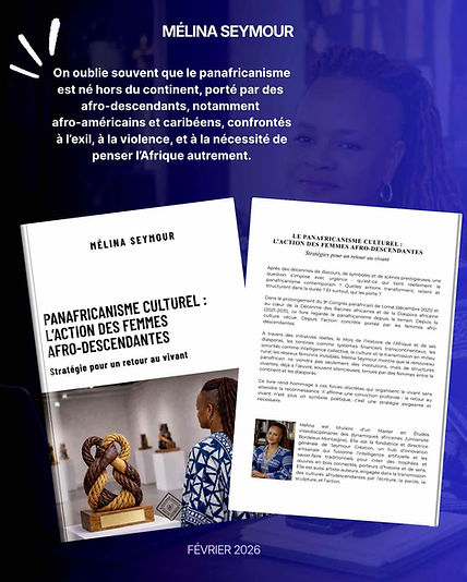 LIVRE-PANAFRICANISMECULTUREL-SEYMOUR MELINA